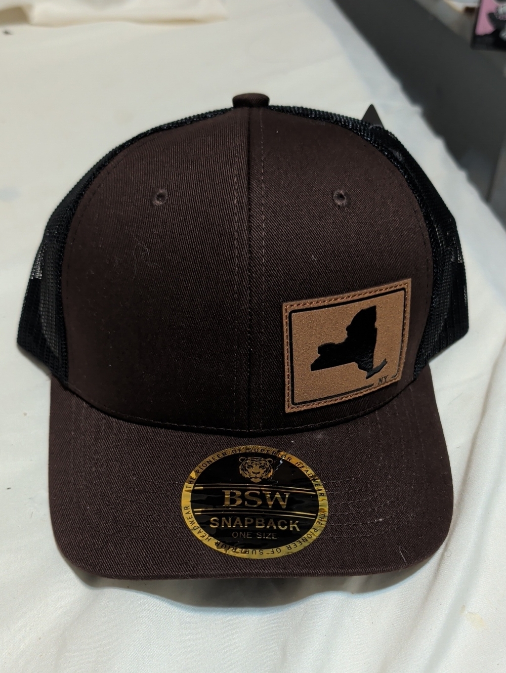 BSW- Brown Snapback Trucker Hat - Men's Grooming Accessory